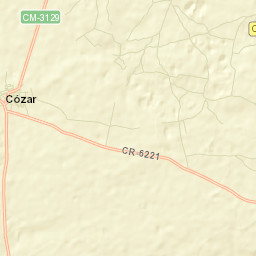 Cózar Street Map