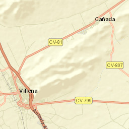 Villena Street Map
