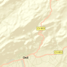 Onil Street Map