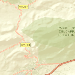 Ibi Street Map