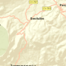 Benifallim Street Map