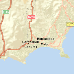 Calp Street Map