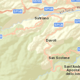 San Sostene Street Map