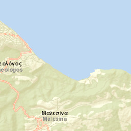 Malesína Street Map