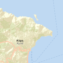 Kými Street Map