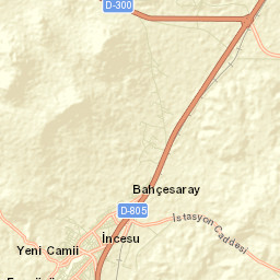 Incesu Street Map
