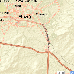 Elazığ Street Map
