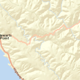 Stewarts Point California Street Map