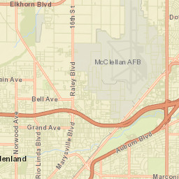 Robla California Street Map