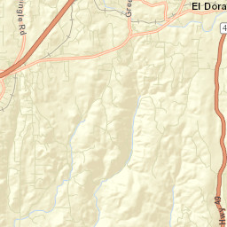 Shingle Springs California Street Map