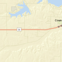 1564 S 1000 Rd Council Grove KS Street Map