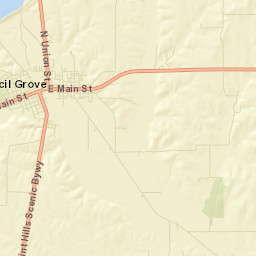 Council Grove Street Map