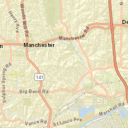 Valley Park Street Map