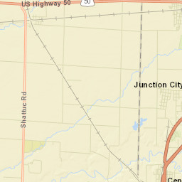 Central City Street Map