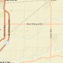 Sandoval Street Map