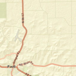 Paoli Street Map