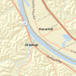 Haverhill Ohio Street Map