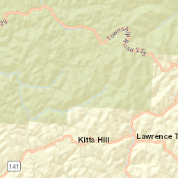 Kitts Hill Ohio Street Map