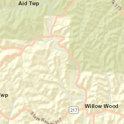 Willow Wood Ohio Street Map