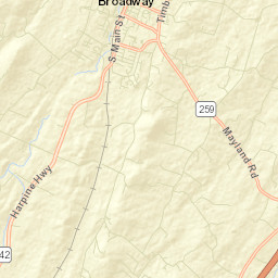 Broadway Street Map