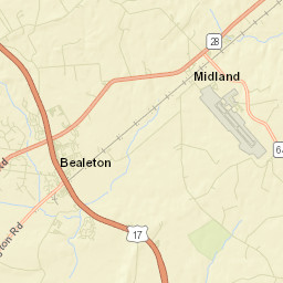 Bealeton Street Map