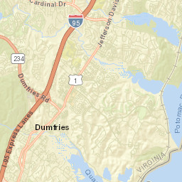 Dumfries Street Map