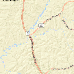 Huntingtown Street Map
