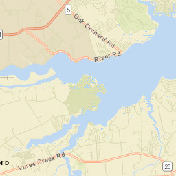 Sandy Landing Delaware Street Map