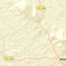Hornachos Street Map