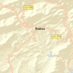 Relleu Street Map