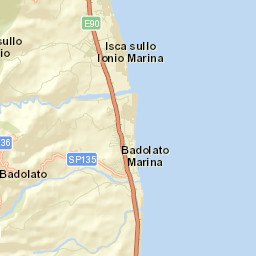 Badolato Marina Street Map