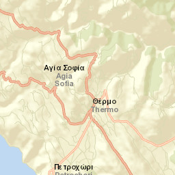 Thérmo Street Map