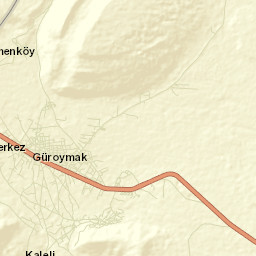 Güroymak Street Map