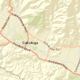 Woodleaf California Street Map
