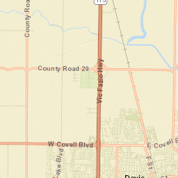 Merritt California Street Map