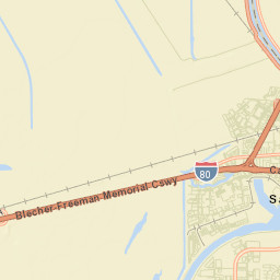 22100-23098 County Road 124, West Sacramento Street Map