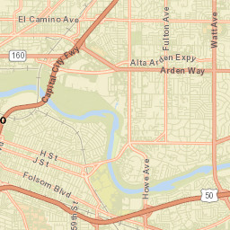 Swanston California Street Map