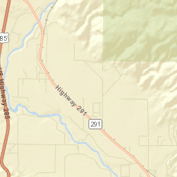 Browns Canon Colorado Street Map