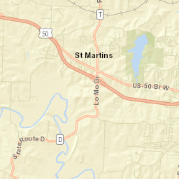 Saint Martins Street Map