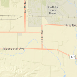 3616-3720 Highway 158, Belleville, IL Street Map