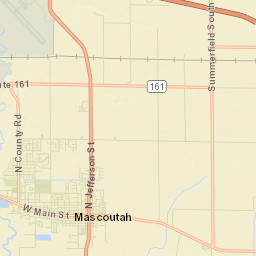 Mascoutah Street Map