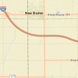 New Baden Street Map