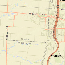Centralia Street Map