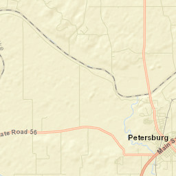 Petersburg Street Map