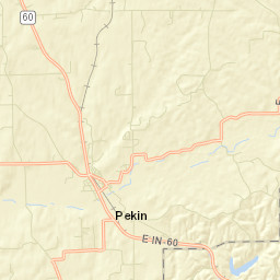 New Pekin Street Map