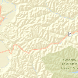 Greenup County Street Map