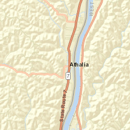 Miller Ohio Street Map