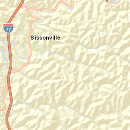 Sissonville Street Map