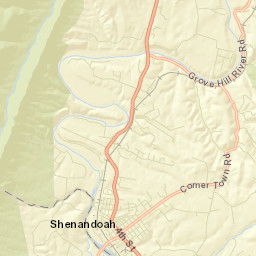 Shenandoah Street Map