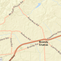 Culpeper County Street Map